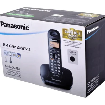 تلفن بی سیم پاناسونیک مدل KX-TG3611SX با مکالمه ۳۰۰ دقیقه