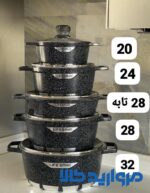 سرویس قابلمه گرانیتی لایف اسمایل مدل FLCM10 ظرفیت ۱۰ پارچه - Image 4