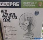 پنکه شارژی جی پاس مدل GF21118